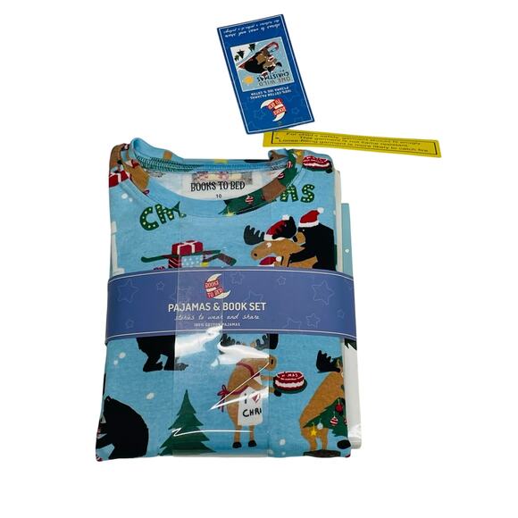 NWT Books to Bed Size 4 One Wild Christmas - Picture 2 of 5